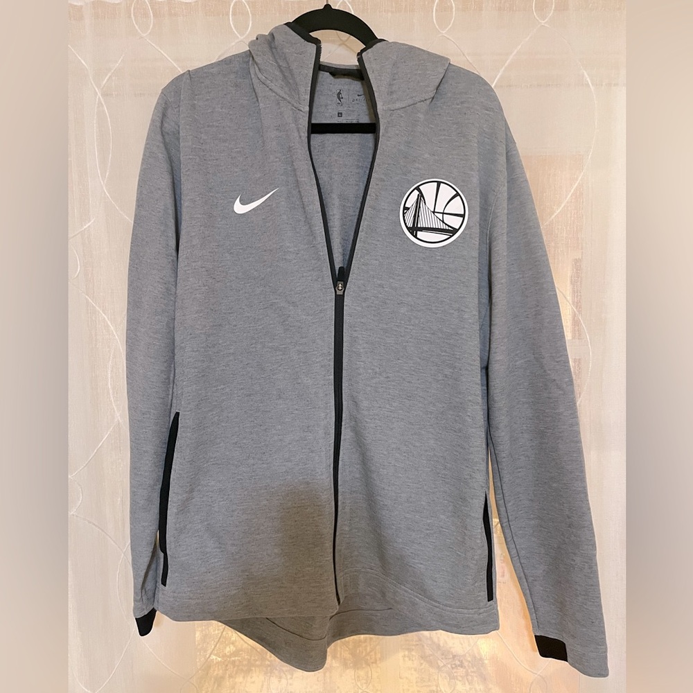 Nike Dri Fit Golden State Warrior Zip Up Hoodie Size L